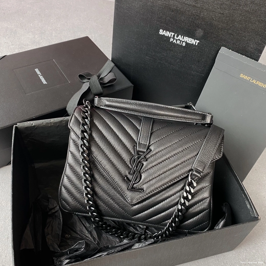 Tony Luxuries leather shoulder bag-24*17*6.5cm YSL Medium 0814